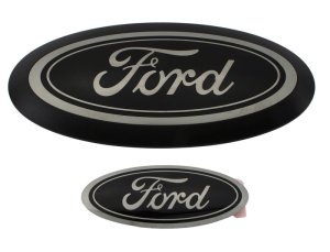 Ford Super Duty Exterior Emblem - Ford Racing - Black - `23-`24